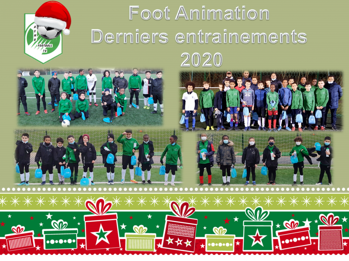 FOOTBALL ANIMATION - Dernières séances de 2020