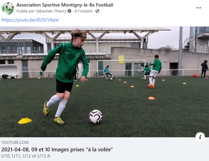 Extraits des séances du 08 au 10 avril - U10/U11/U12 et U13A